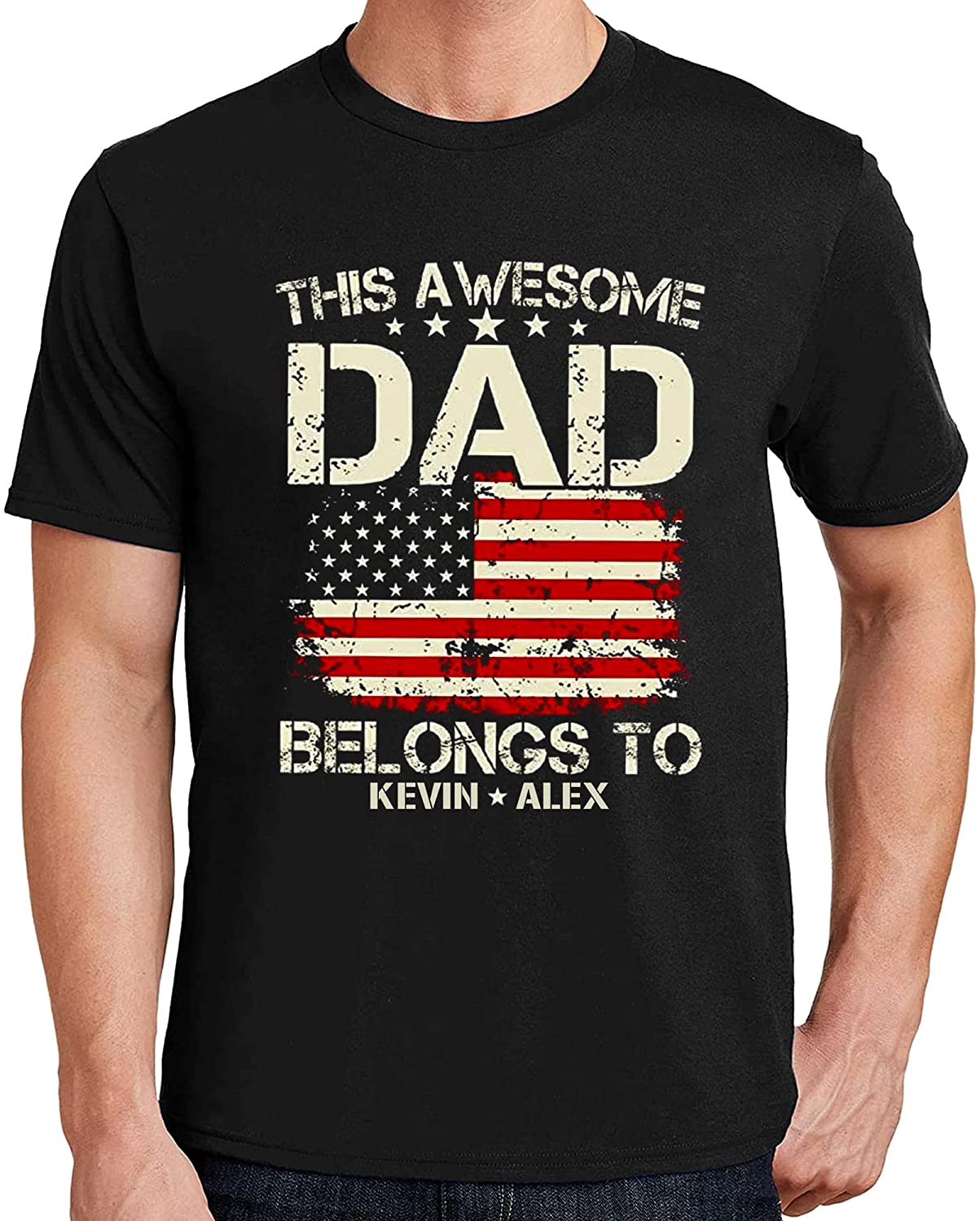 American Daddy - Personalized Shirt Gift For Father's Day