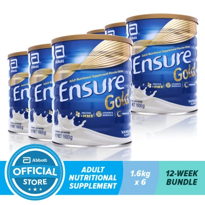 Ensure Gold HMB Vanilla 1.6KG For Adult Nutrition Bundle of 6