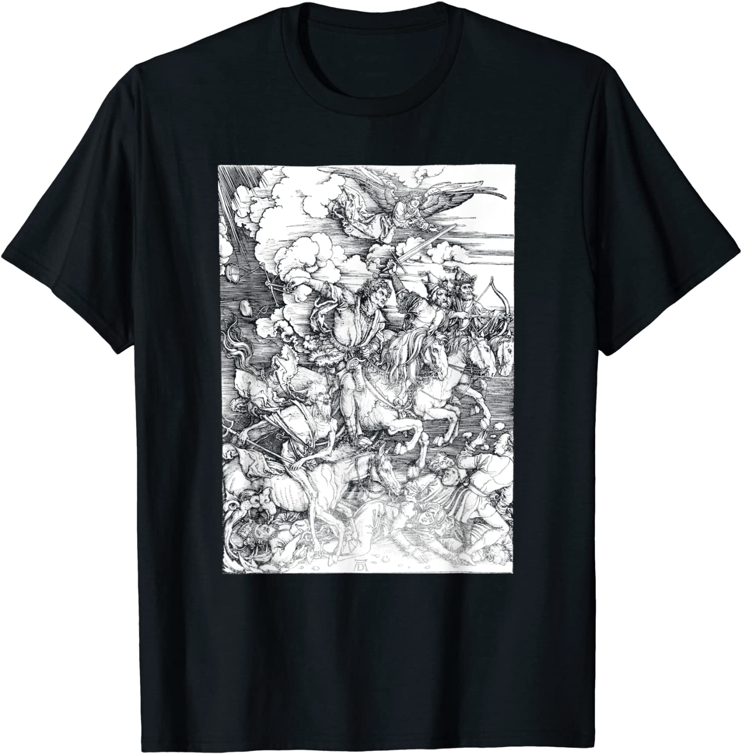 Albrecht Durer - Four Horsemen of the Apocalypse - Occult T-Shirt ...