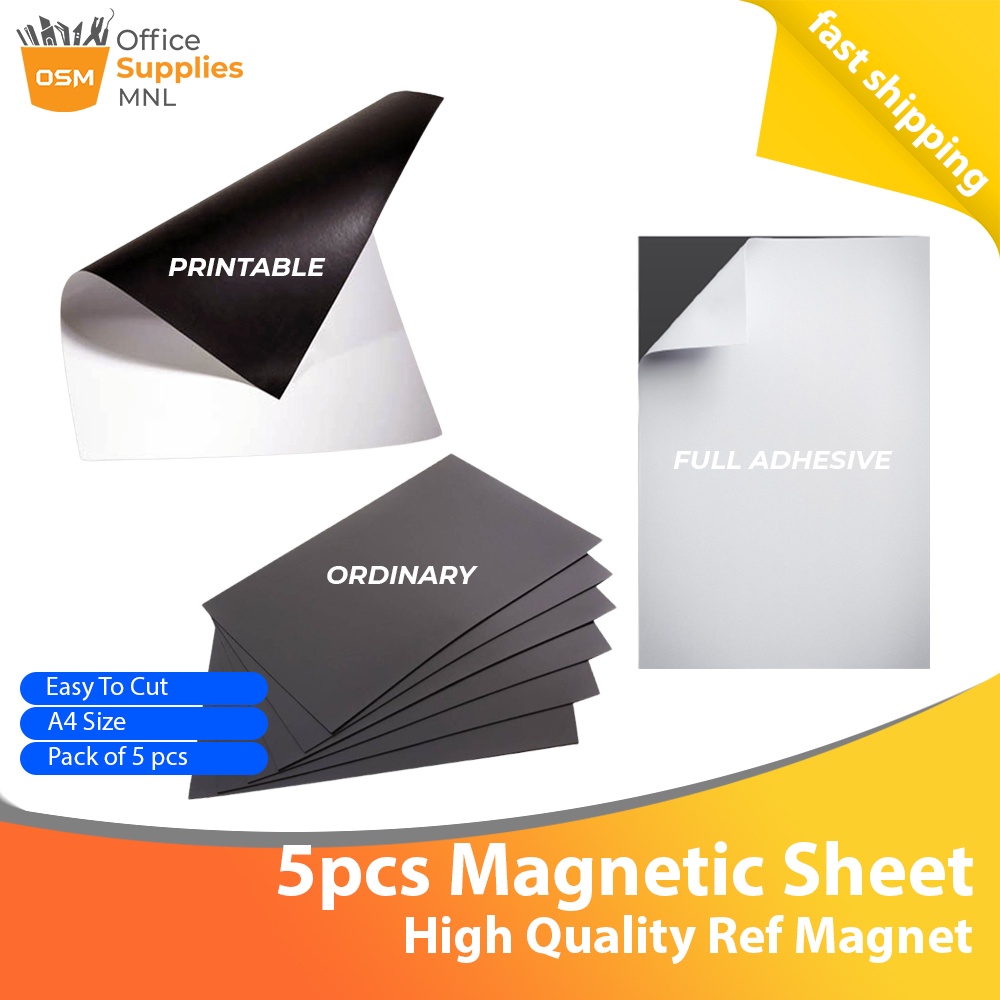 5pcs Sheet A4 Size with Adhesive Ordinary Printable High