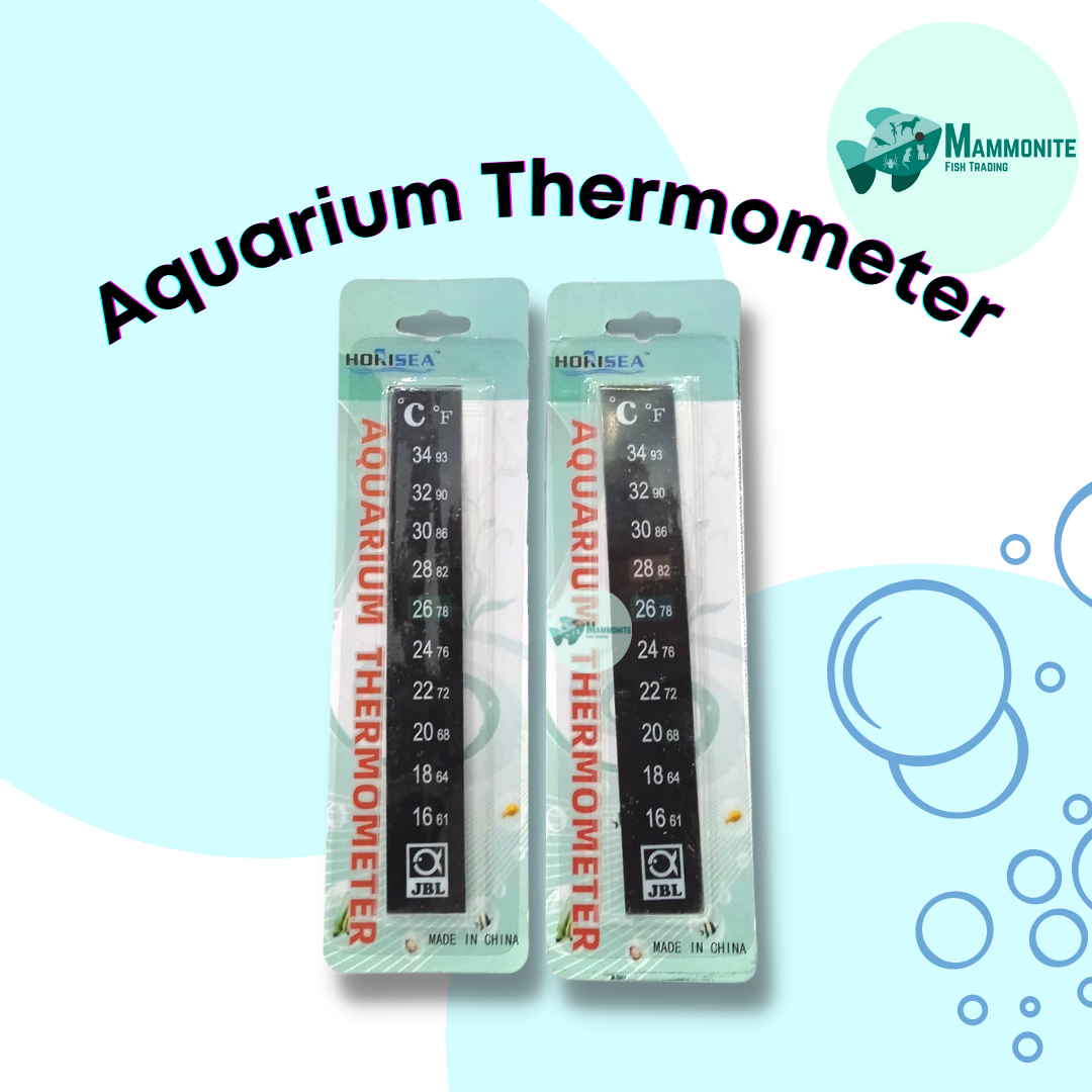 Aqua Thermo Sticker Thermometer Glass Aquarium Temperature Monitor ...