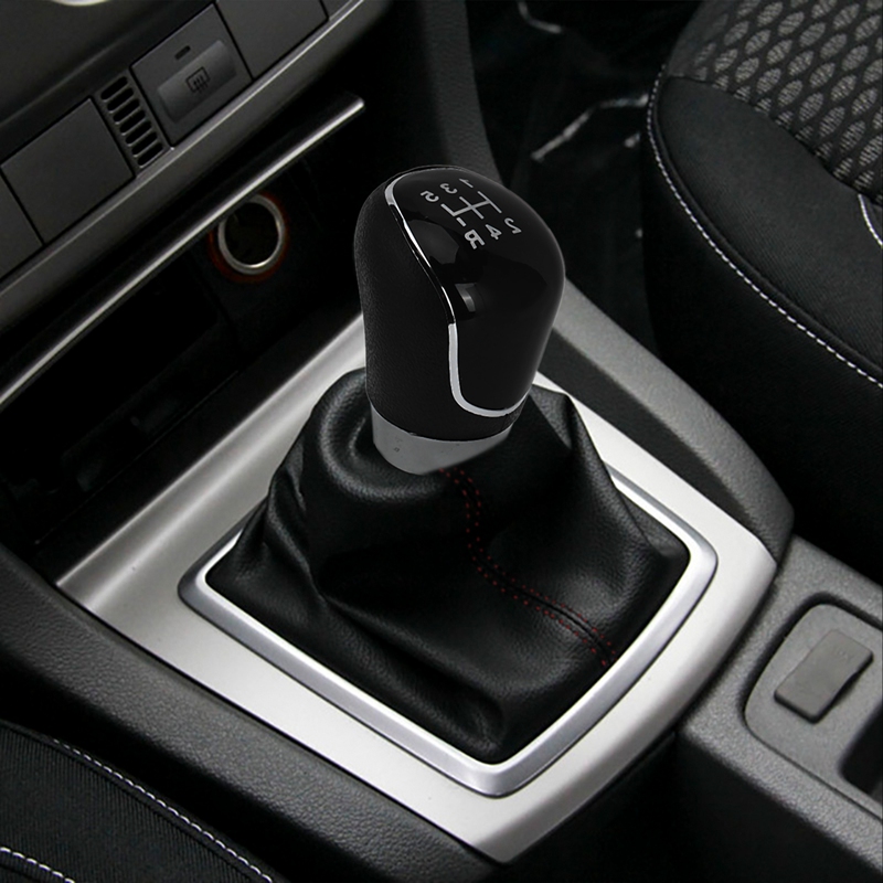 5 Speed Gear Stick Shift Knob & Dust Boot Cover for Ford Focus MK2 2005-2012