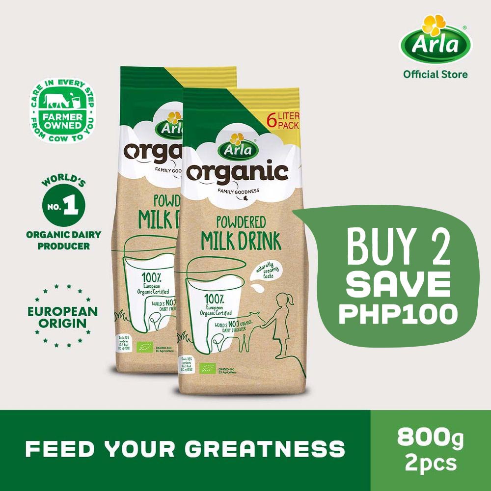 Arla Organic Powdered Milk 6l Saver's Pack 