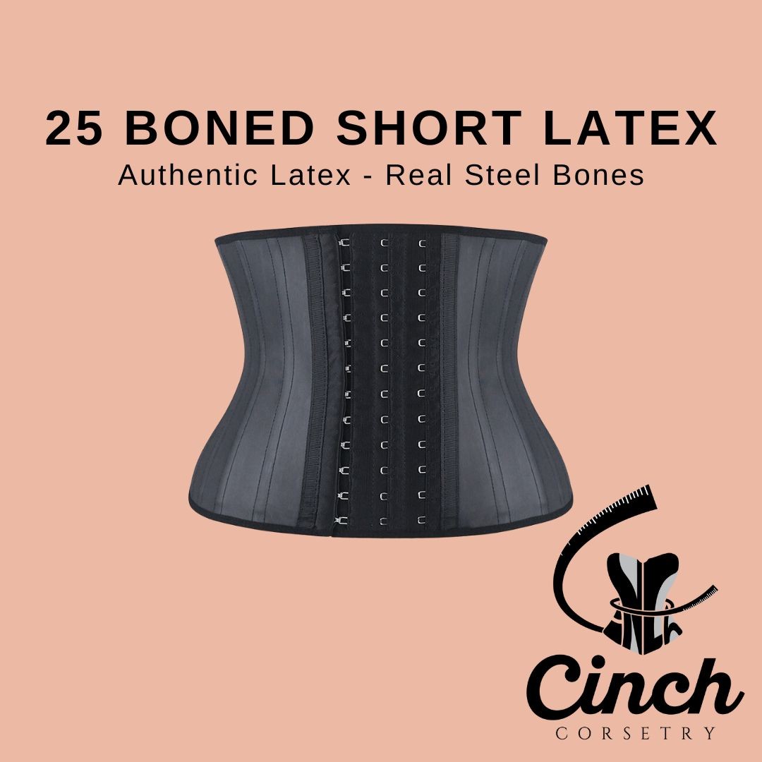 25 Steel Bones Size Xxs-6xl 100% Latex Waist Trainer Body Shaper