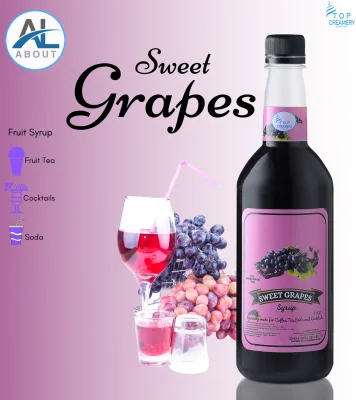 SWEET GRAPES Fruit Syrup ( 1kg ) | TOP CREAMERY