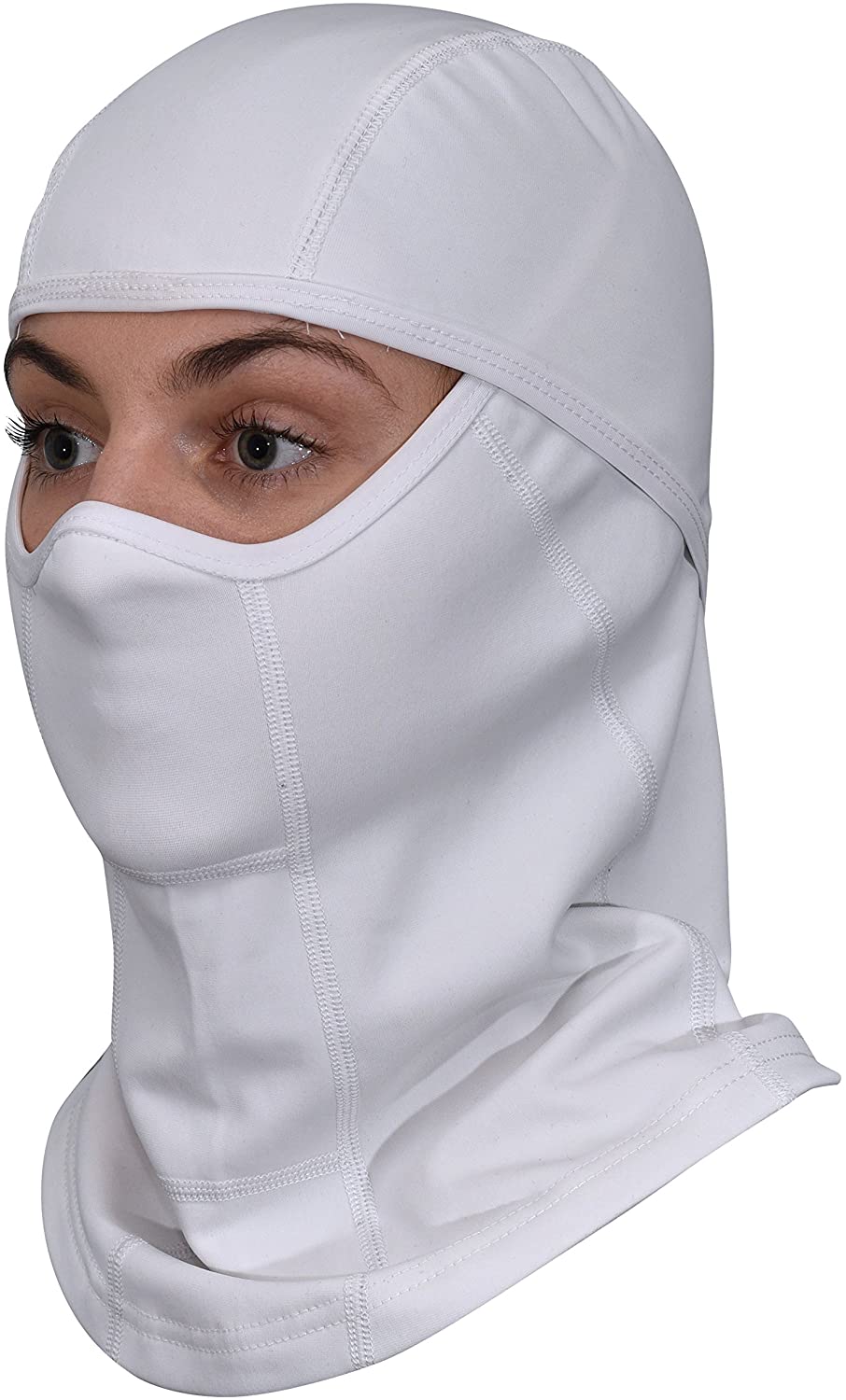 Geartop White Balaclava Full Face Ski Mask