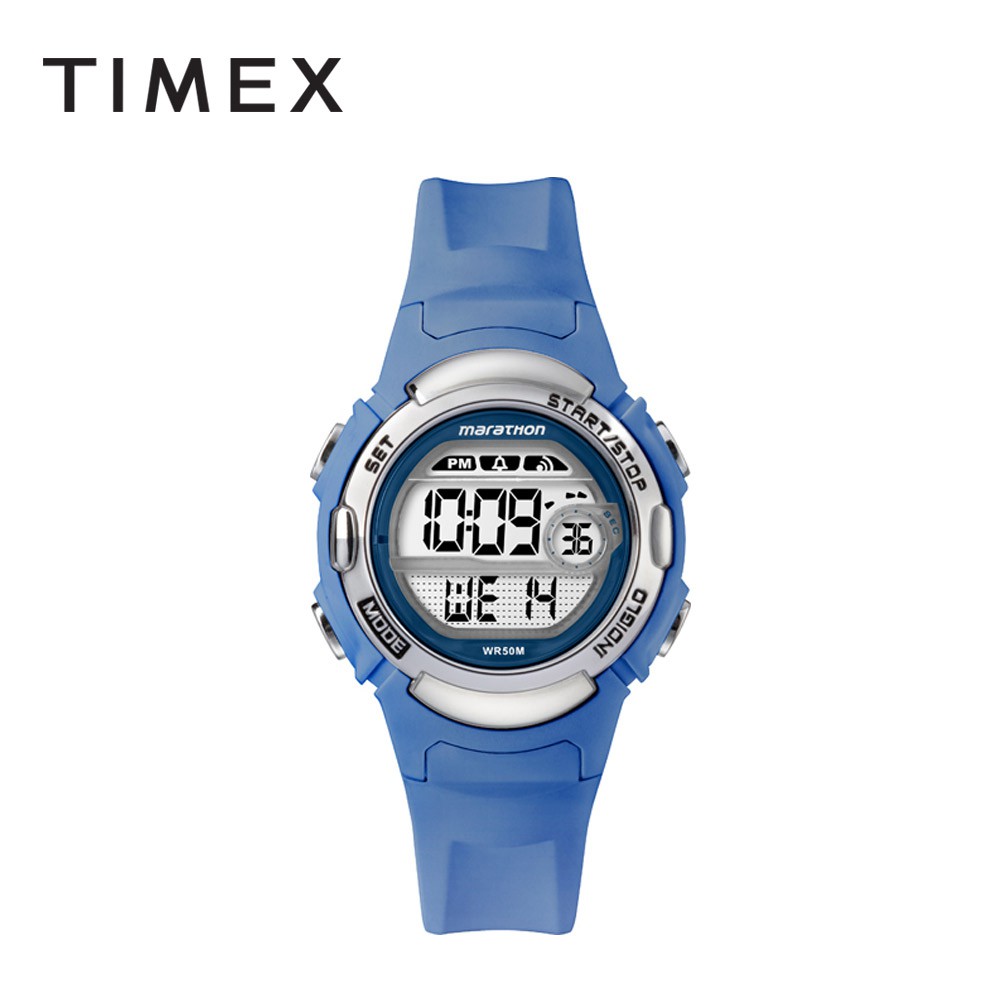 Timex Marathon Blue Rubber Digital Watch For Women TW5M14400 MARATHON |  Lazada PH