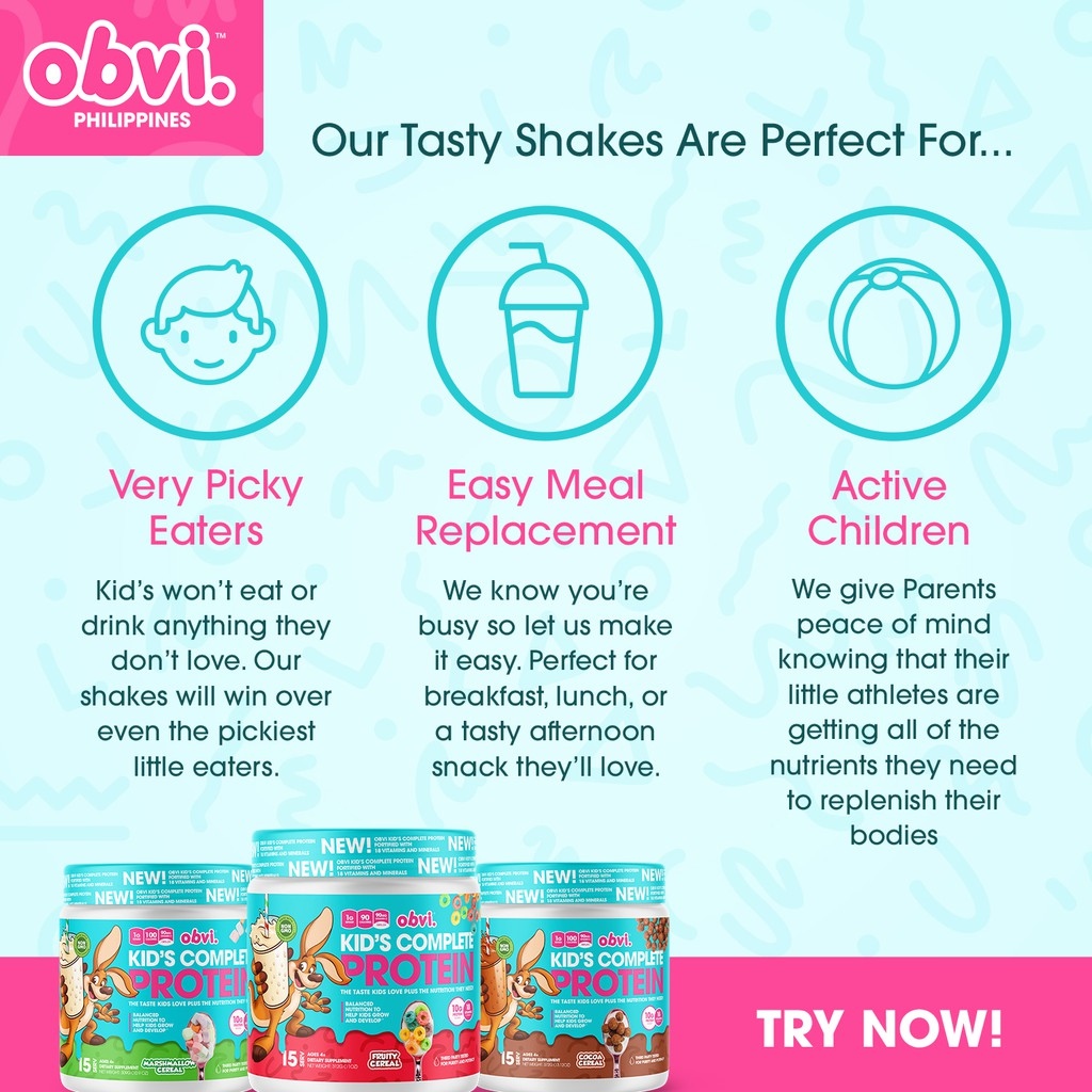 Obvi Kid's Complete Protein Powder Cocoa Cereal Flavor Cereal Milk