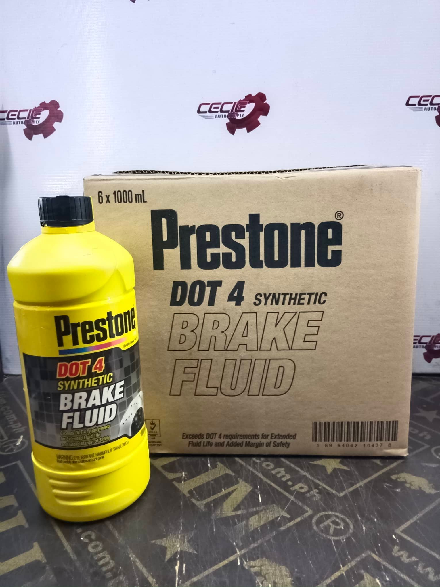  Prestone AS800Y DOT 4 Synthetic Brake Fluid - 12 oz