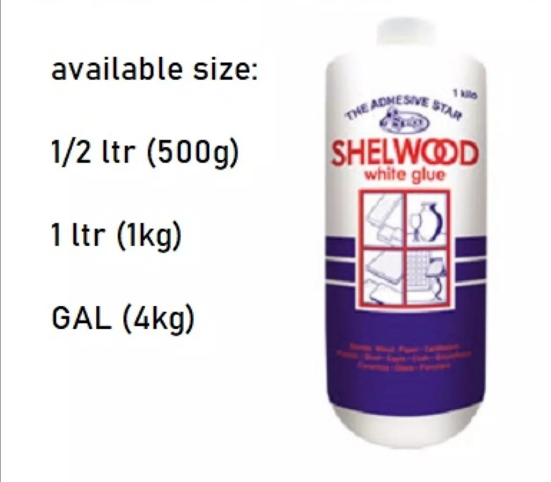 Shelwood White Glue 4kg (Gallon)