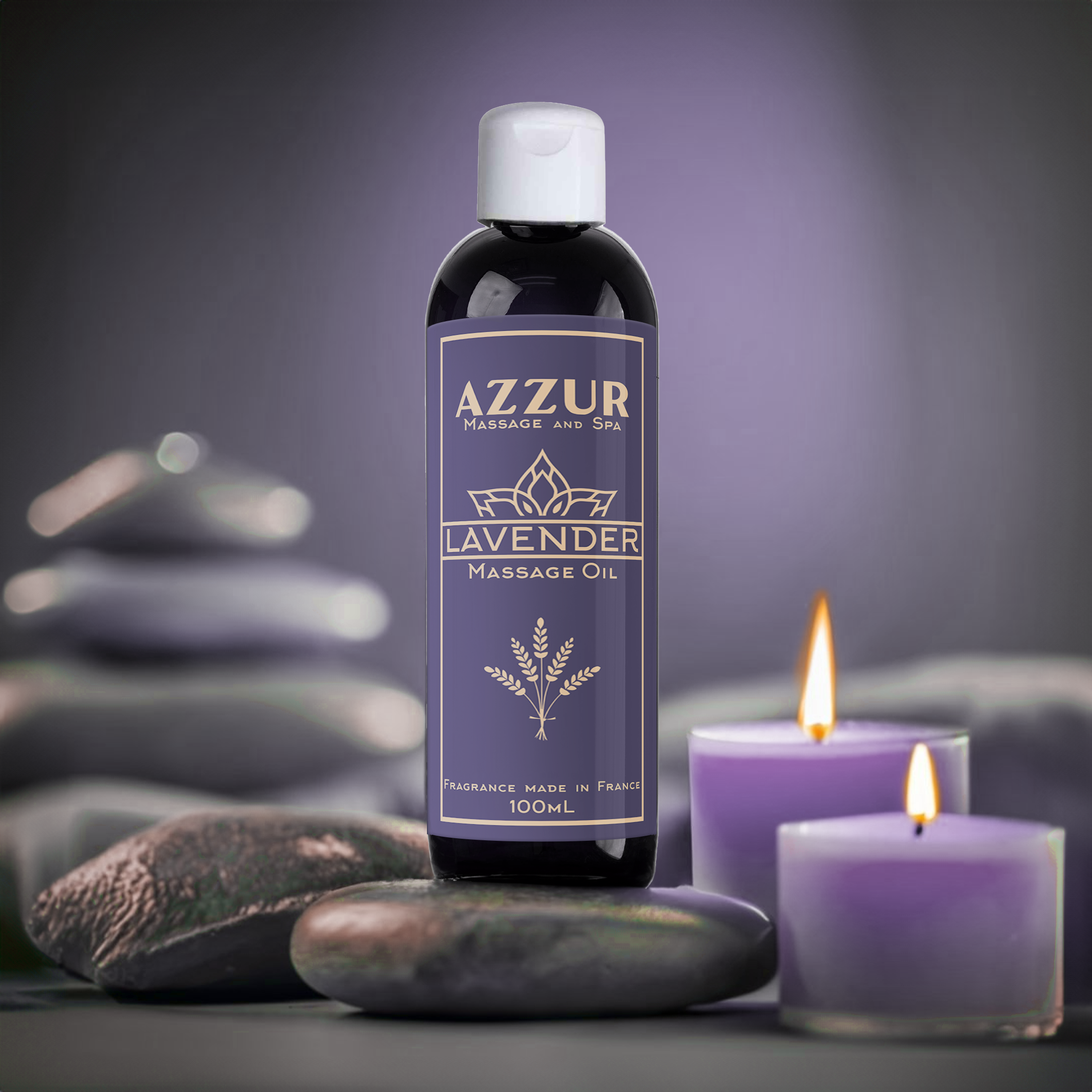 Azzur Massage Oil | Scented | Made in France | 100mL & 250mL | Lazada PH