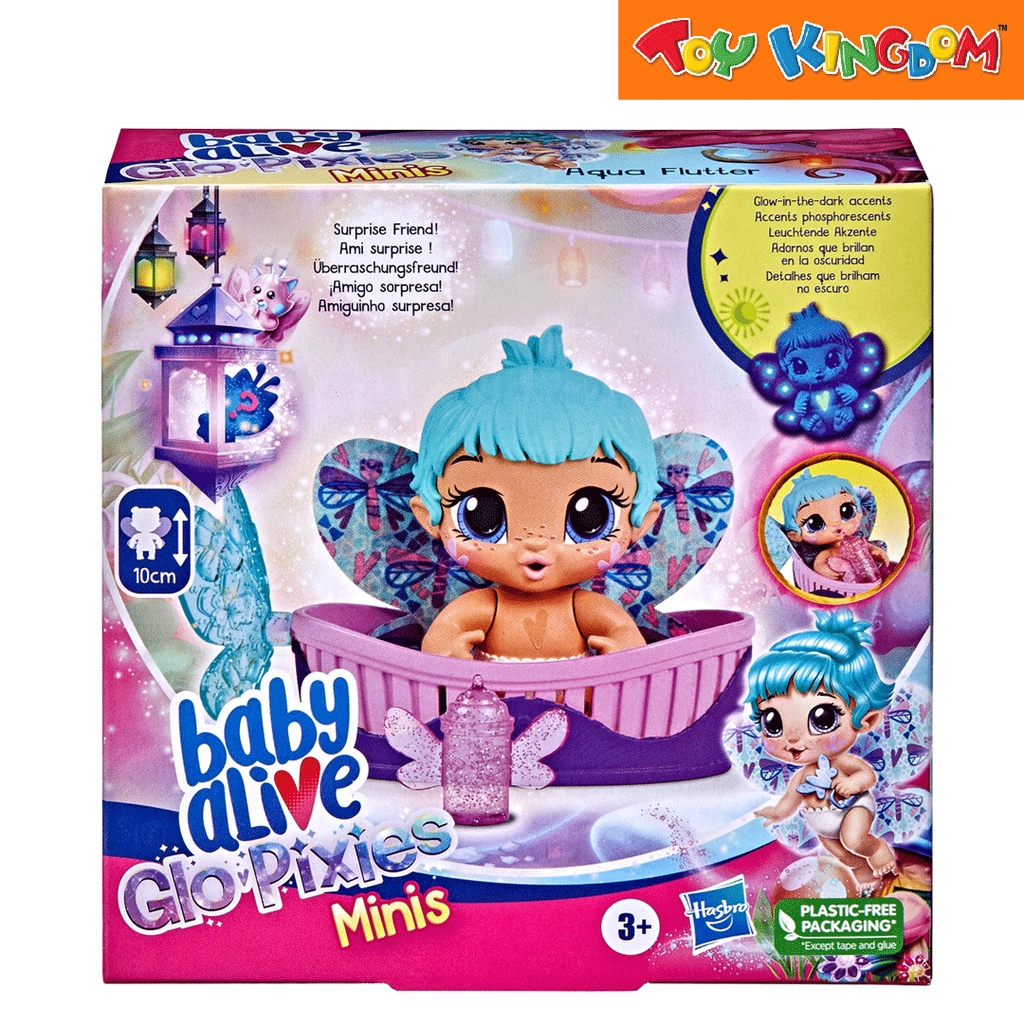 Baby Alive Minis GloPixies Aqua Flutter Baby Doll | Lazada PH