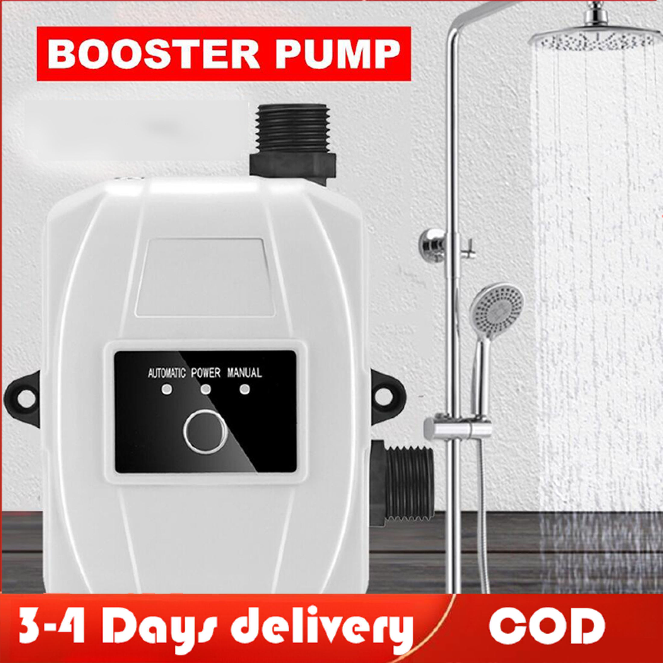 【COD】Booster Pump Home Twin Shower 100W 120W 150W 24V Hot Water High ...