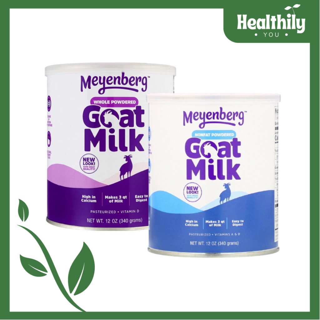 Healthily You Meyenberg Goat Milk, Whole Powdered Goat Milk, Vitamin