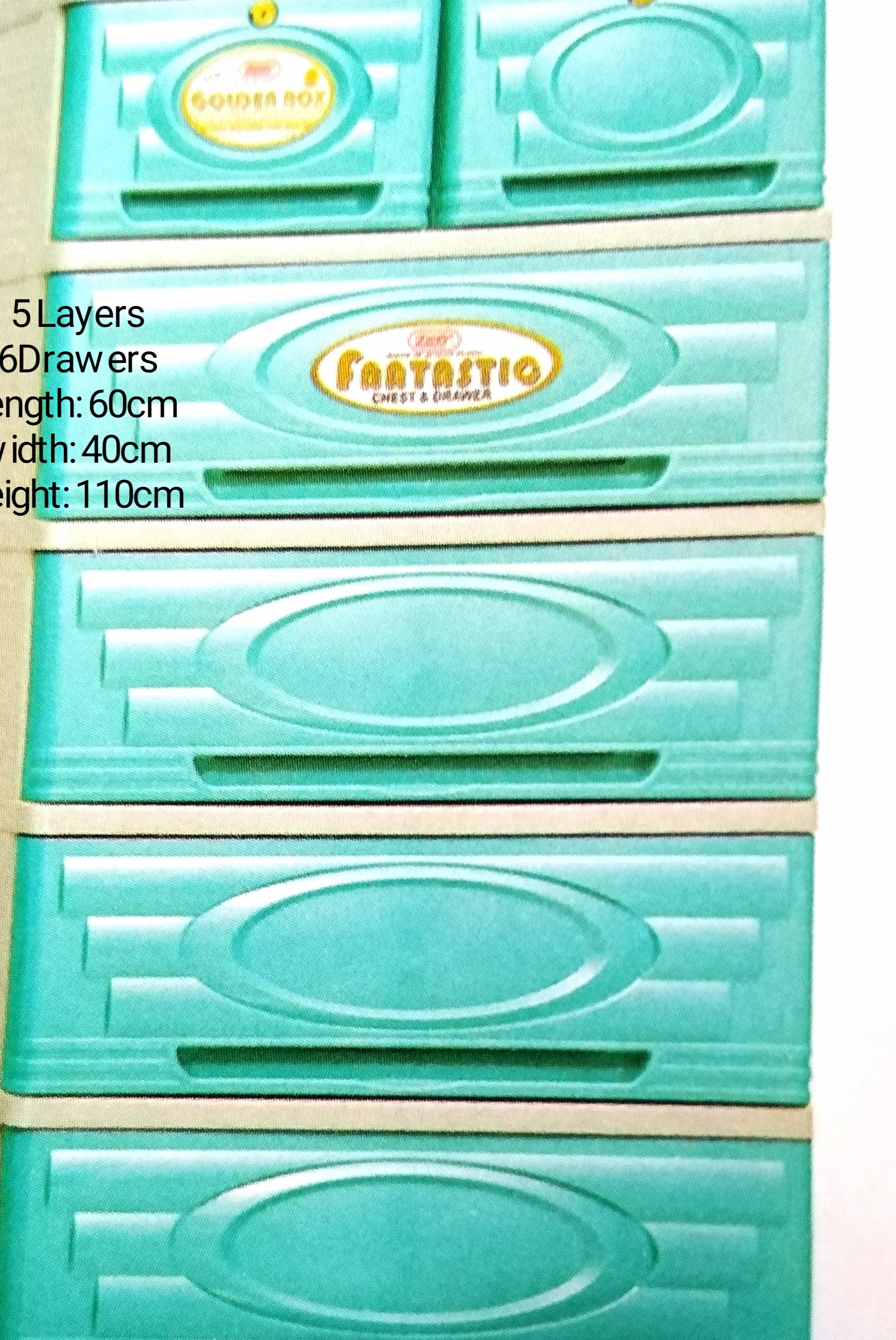 Zooey Plastic Drawer 5 layers 6 drawers FANTASTIC Zooey Lazada PH