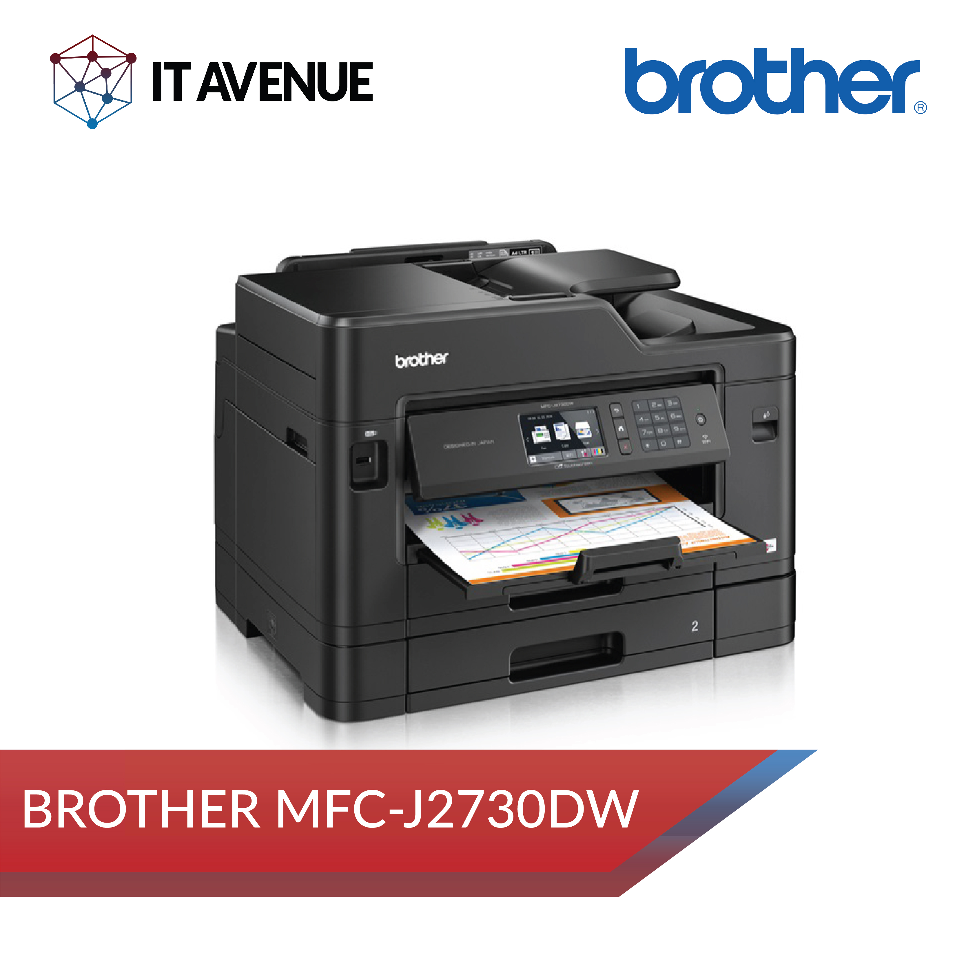 Brother MFC-J2730DW Inkjet Printer | Lazada PH