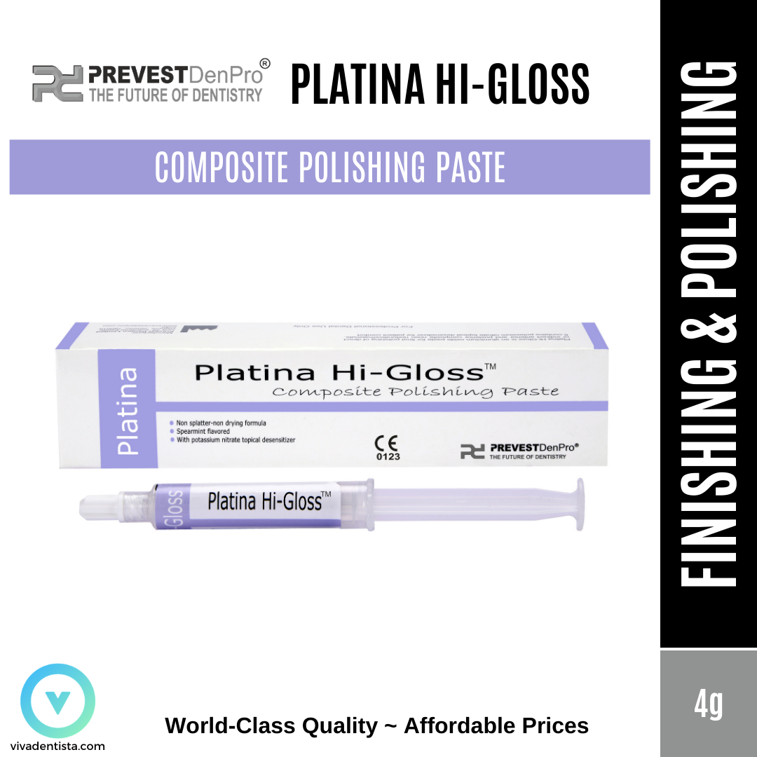 2pcs Platina High Gloss Dental composite Resin Polishing kit Prevest Denpro