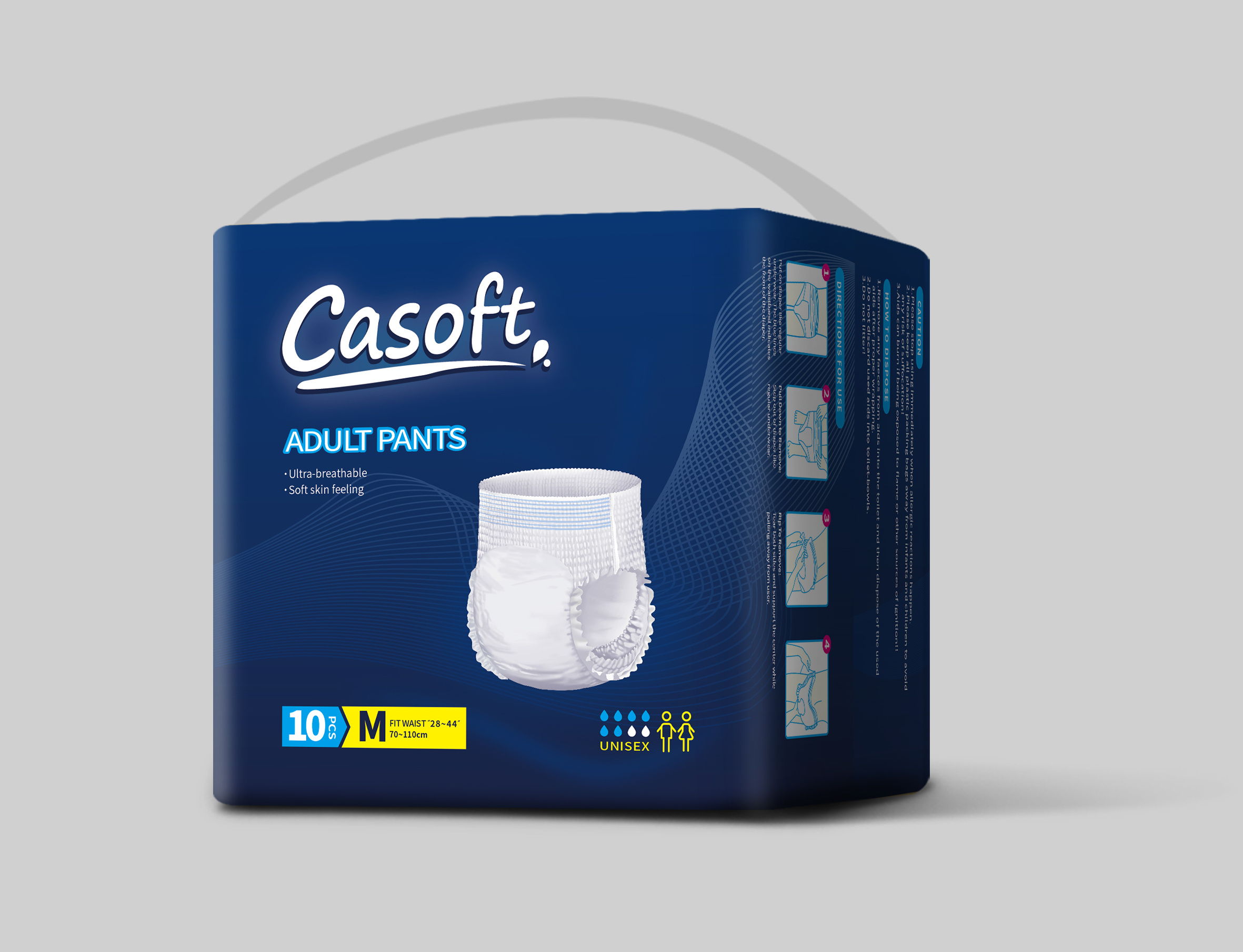 COD 40PCS Large Tape Large Capacity Absorption Adult Diapers Pull Ups