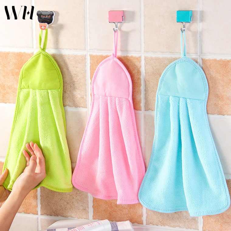 Hand Towel Hanging Kitchen Hand Dry Towel Fast Dry Soft Dish