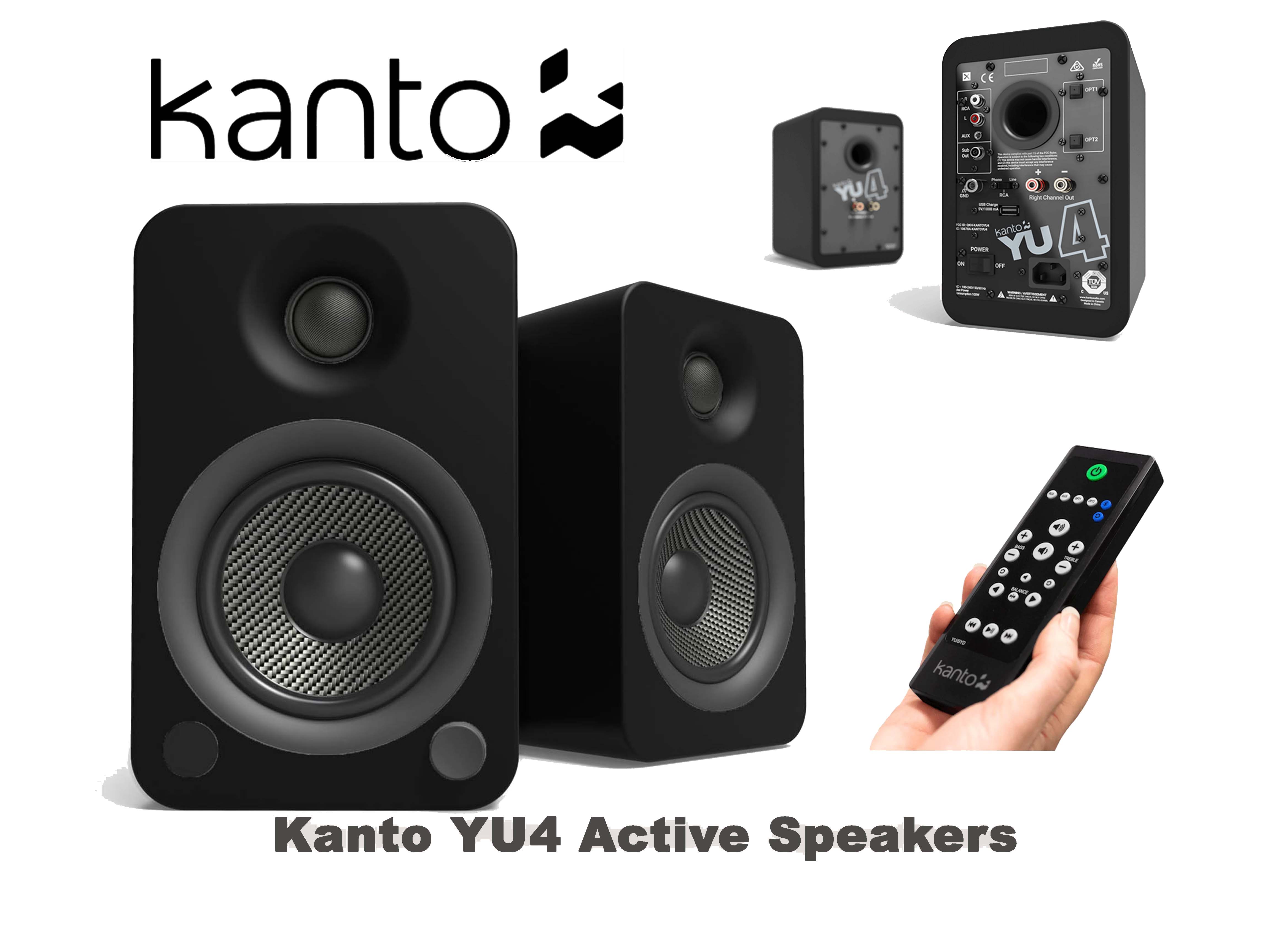 KANTO YU4 Powered Speakers with Bluetooth and Phono Preamp Lazada PH