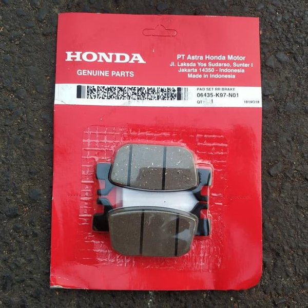 ORIGINAL HONDA REAR BRAKE PAD FOR ADV 150 / ADV 160 / PCX 160 ABS / PCX