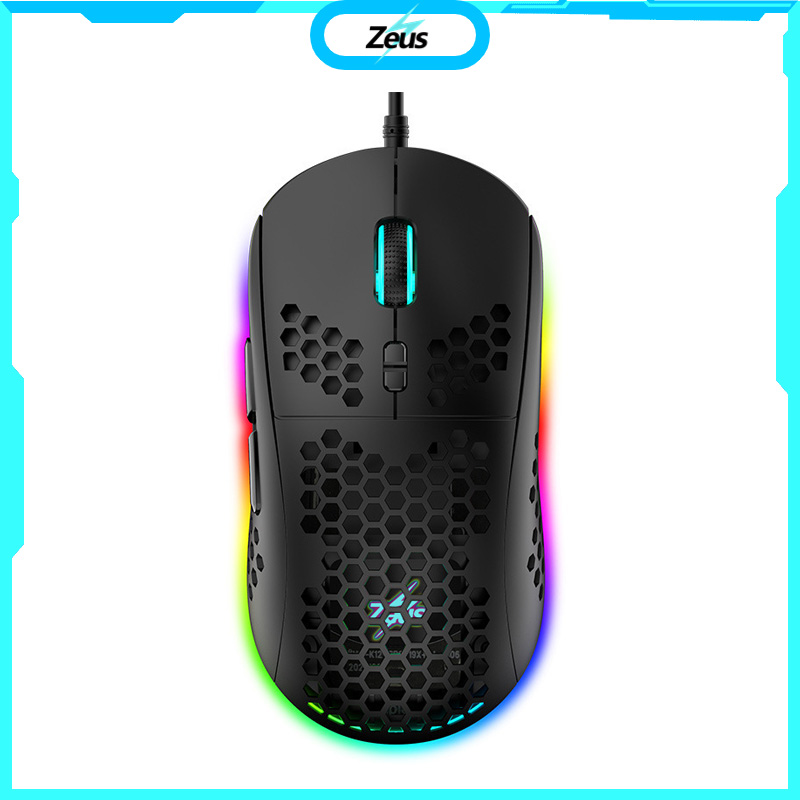 Zeus MR001 ( Z - Lance Head ) Wired Gaming Mouse RGB Backlight Gaming ...