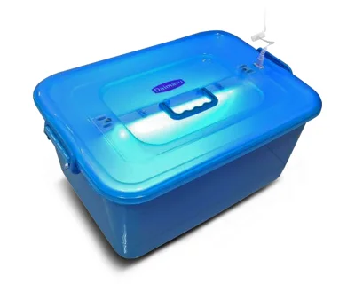 Daimaru UVC Sterilization Box 8W with Timer Controller, Blue