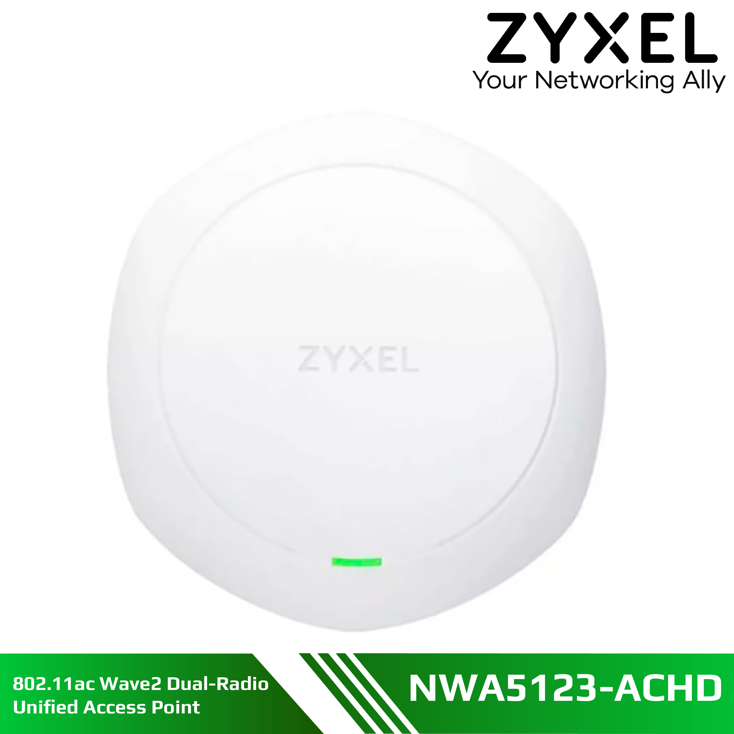 Zyxel NWA5123-ACHD-EU010 1F HD Wave 2 Standalone/ Controller 2x2 : 3x3 Unified Access Point | Lazada