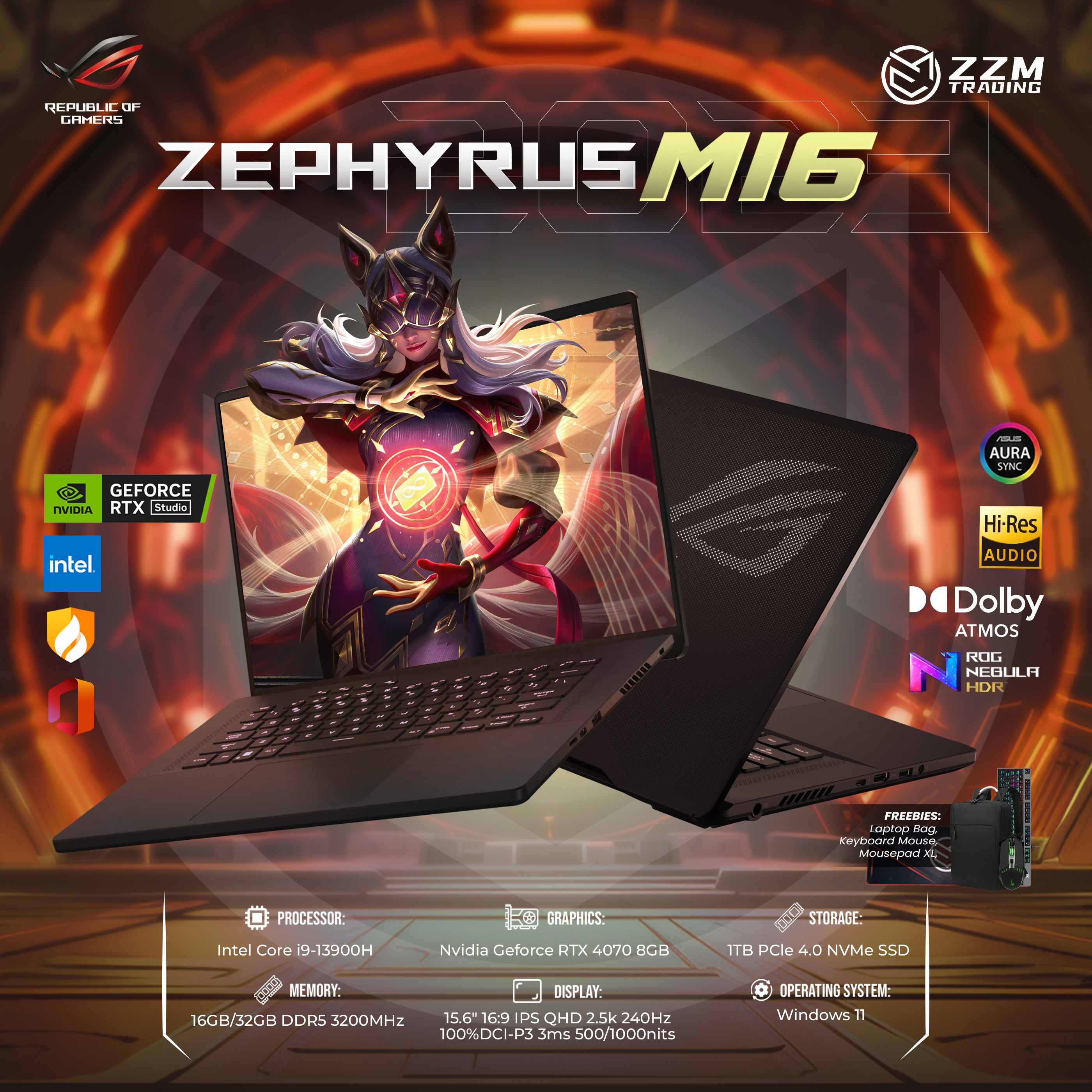 ASUS ROG Zephyrus M16 (2023) GU604 review: GeForce RTX 4090 in a slim