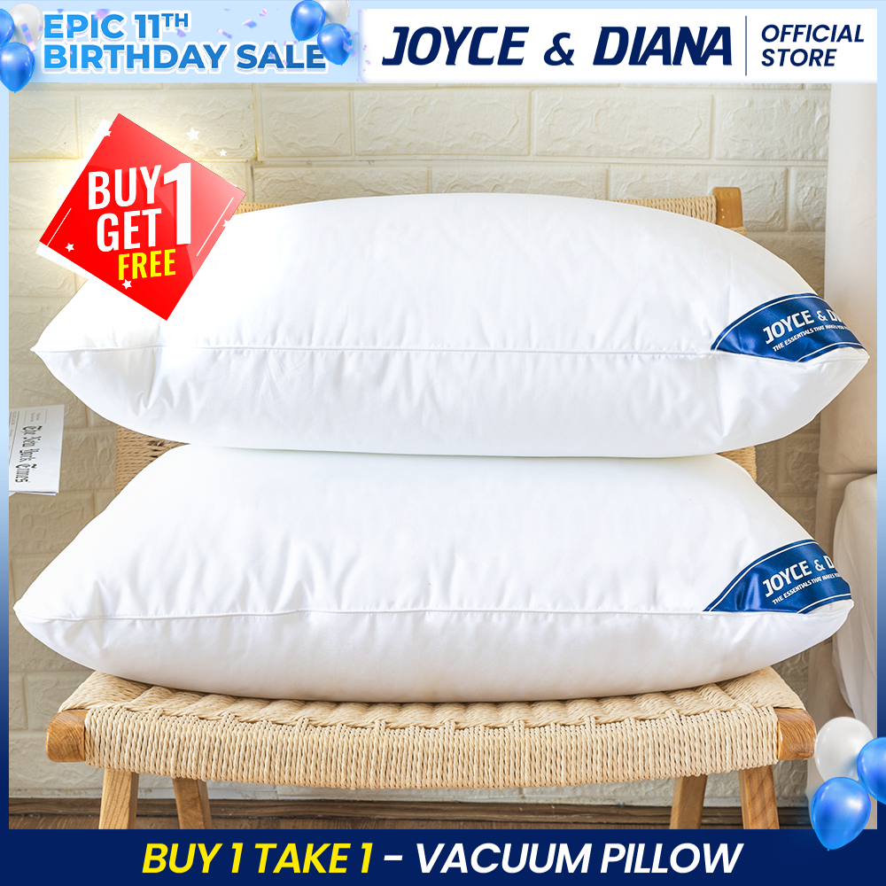 [Buy 1 take 1 Vacuum Pillow] Joyce & Diana US fiber Vacuum Pillow