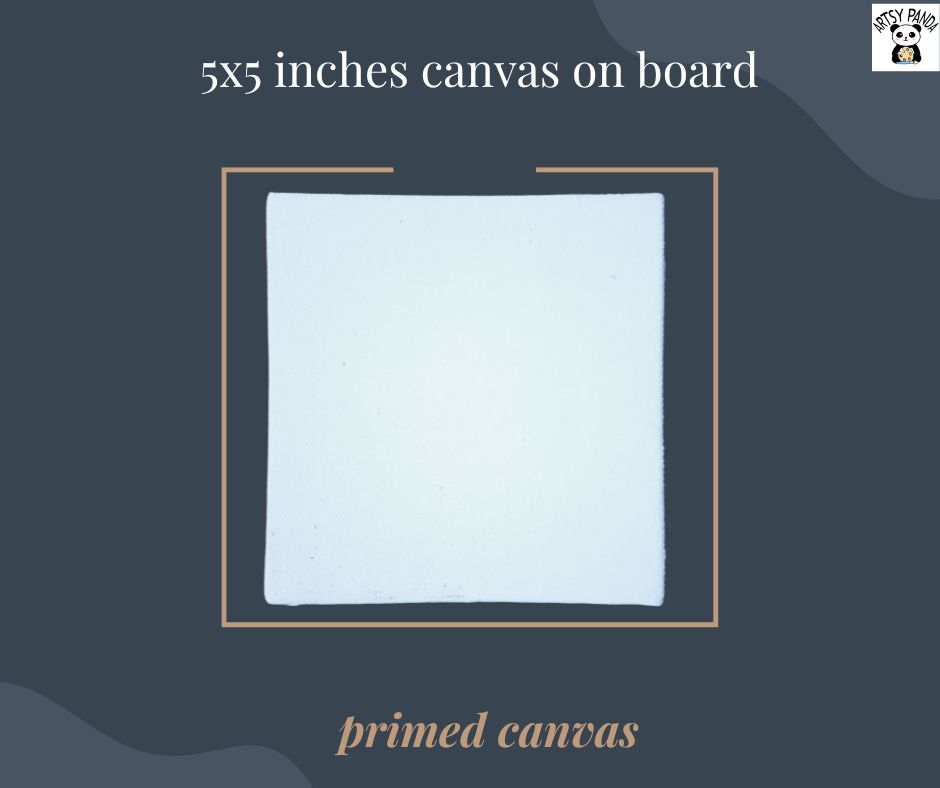 5x5 inches canvas onboard /Mini canvas on board/mini canvas for