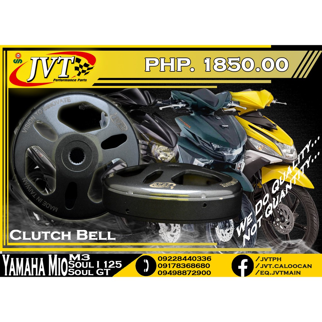 JVT CLUTCH BELL FOR Mio I 125, Mio Soul I 125, Mio Soul GT Lazada PH