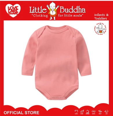 Baby Romper Long Sleeve Plain (Little Buddha)