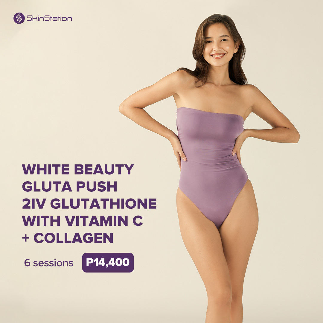 skin station iv glutathione price SkinStation 6 sessions of White Beauty Gluta Push 2IV Glutathione with  Vitamin C + Collagen (Voucher) Skin Brightening Serum Normal Skin  Skinstationph Brightening Serum Voucher - Lazada