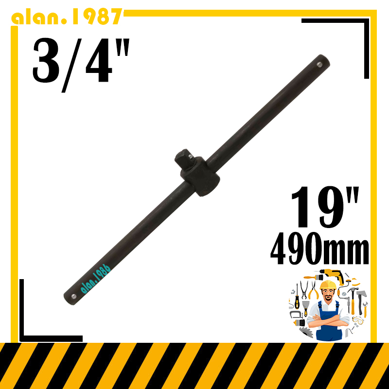 Sliding TBar Handle 3/4 Drive Mechanics Tools Made From Chrome