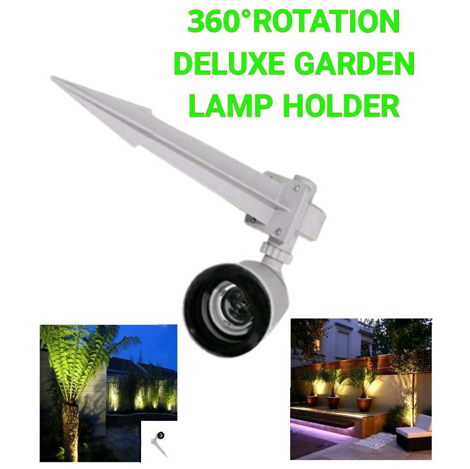 deluxe garden lamp holder deluxe garden lamp holder E27GWHPK Lazada PH