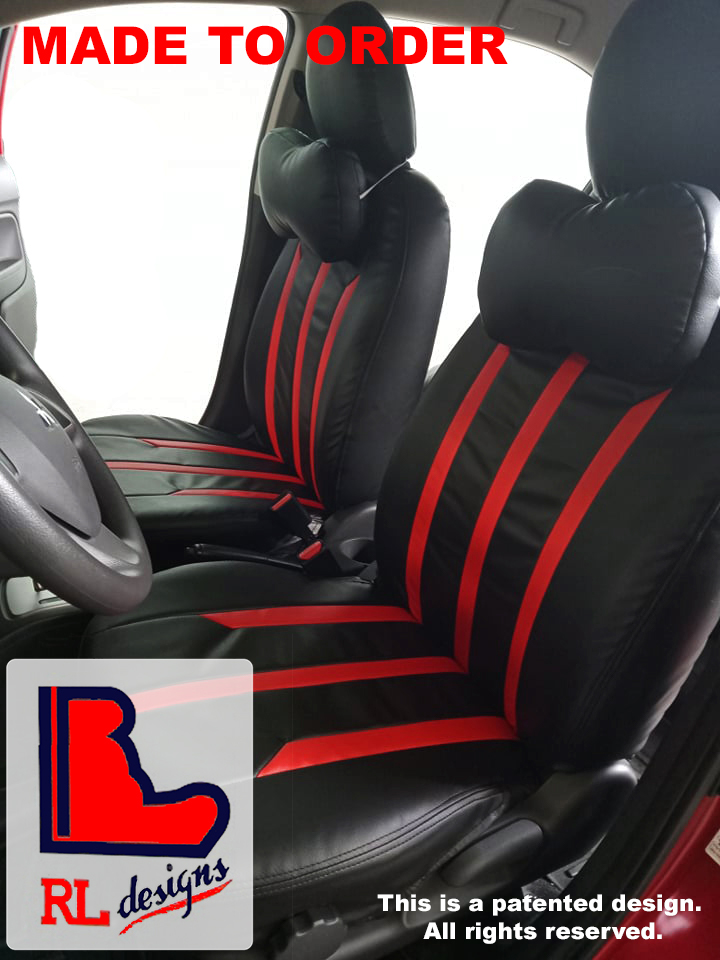 Toyota Wigo German Leather Seat Covers (All Seats Included, Custom Fit