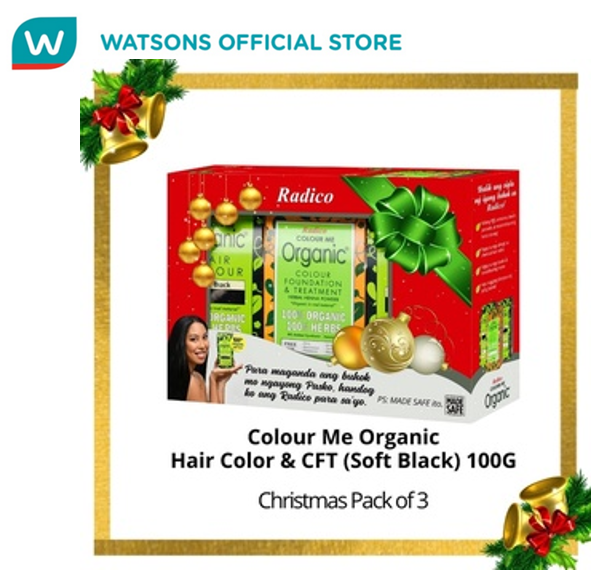 Radico Colour Me Organic Hair Color Soft Black 100g X 2 And Cft 30g Lazada Ph 6767