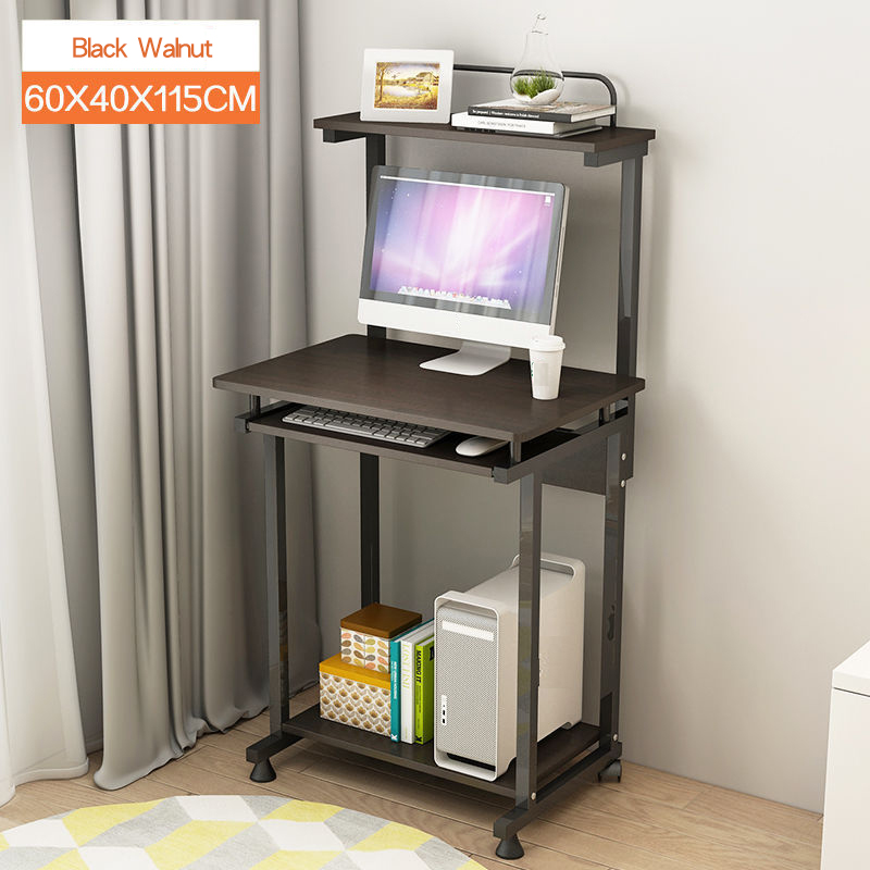 Desktop Computer desk space saver table bedroom minimalist desk pc