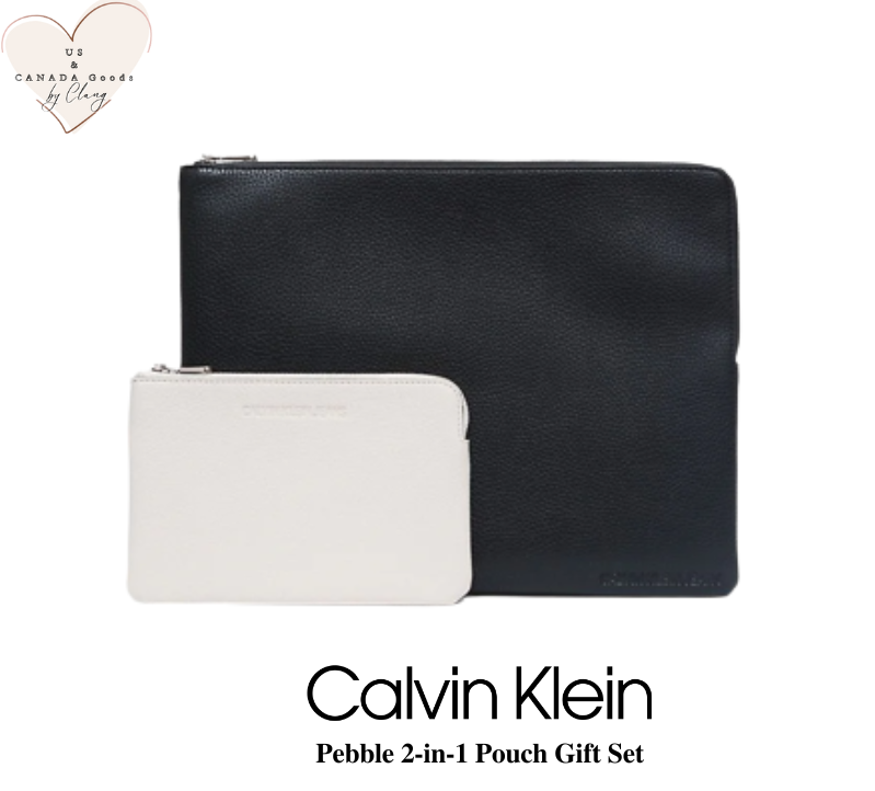 Calvin Klein Pebble 2-in-1 Pouch Gift Set w/ Dust Bag | Lazada PH