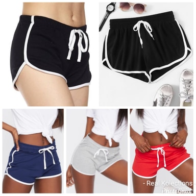 TWO LINES BOOTY DOLPHIN SHORTS FOR WOMEN