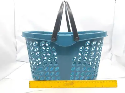 JMY Assorted Color Multi-purpose plastic Basket with handle #386
