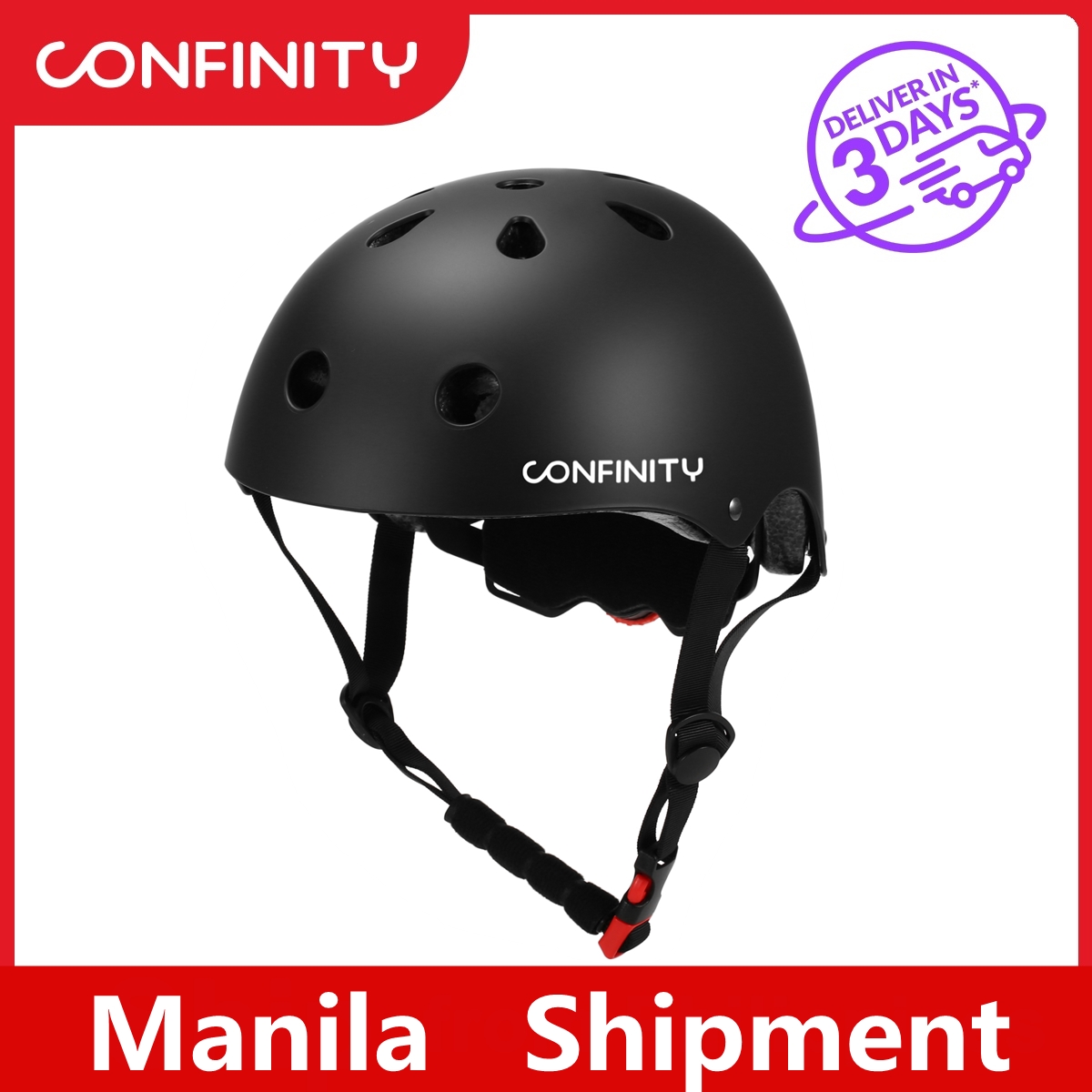 CONFINITY Multi-Sports Safety Helmet Skateboarding Skating Scooter