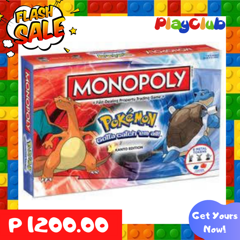 POKEMON MONOPOLY * Multi Listing * Spare Pieces Or Full Kanto Edition Board  Game