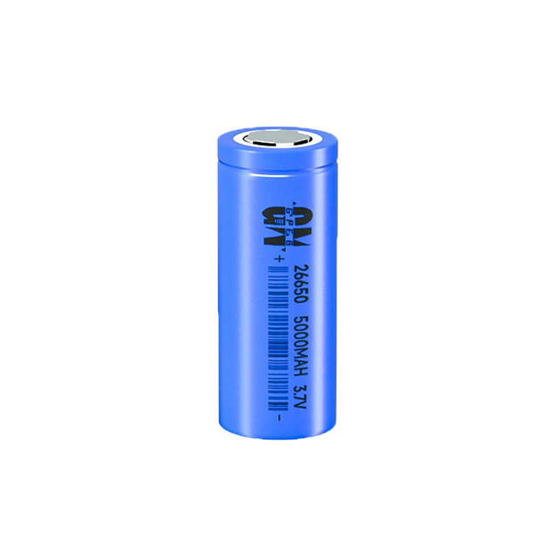 【2PCS】High quality Rechargeable 26650 lithium battery 5000mAh Flat Head