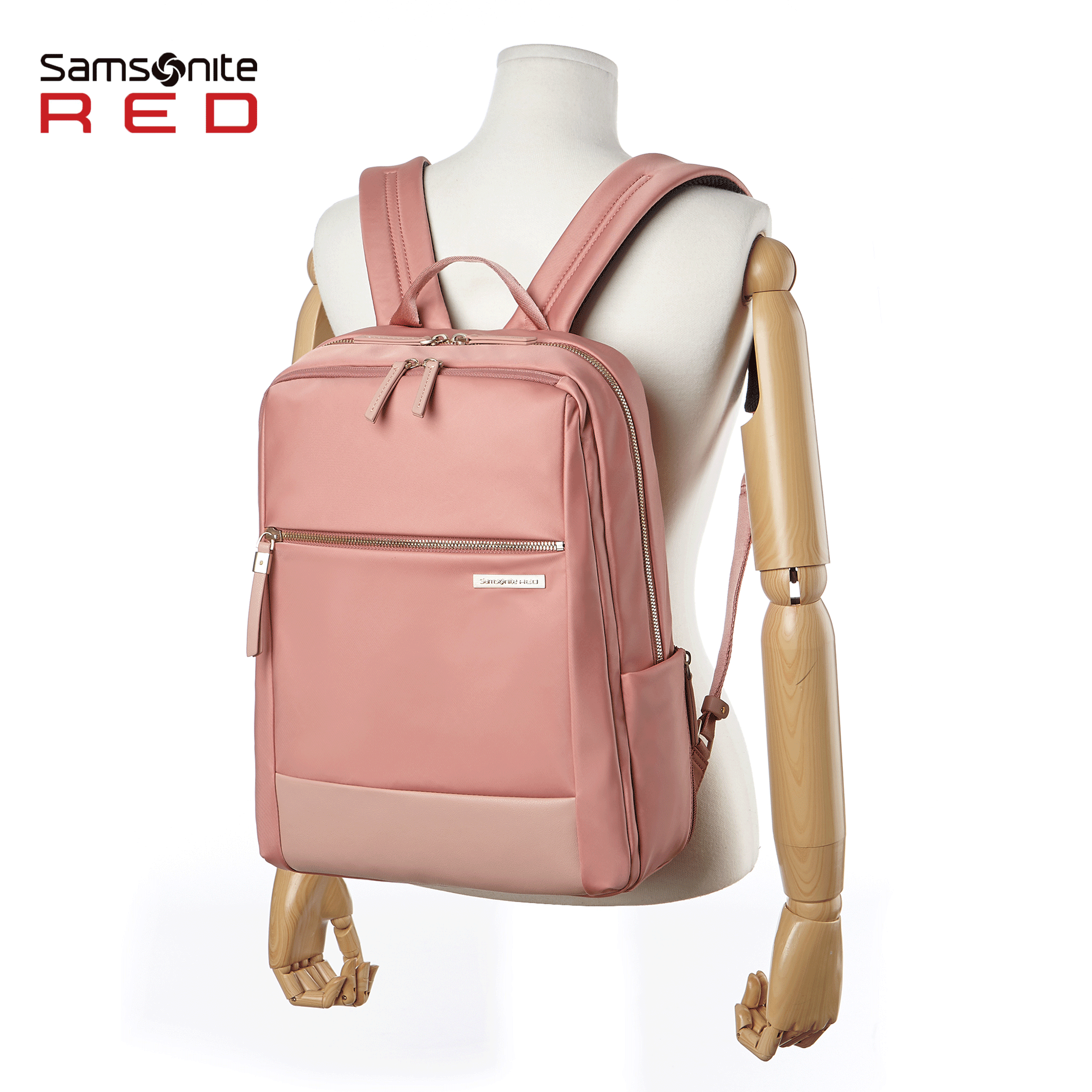 samsonite red aree backpack