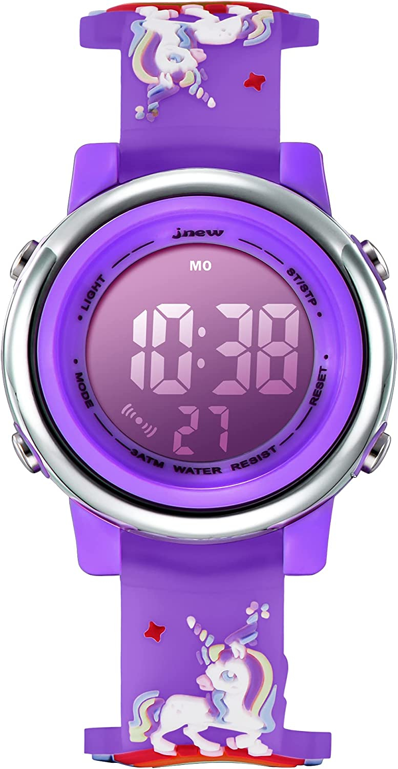 L LAVAREDO Kids Watches Girl Watches Ages 312 Sports Waterproof 3D