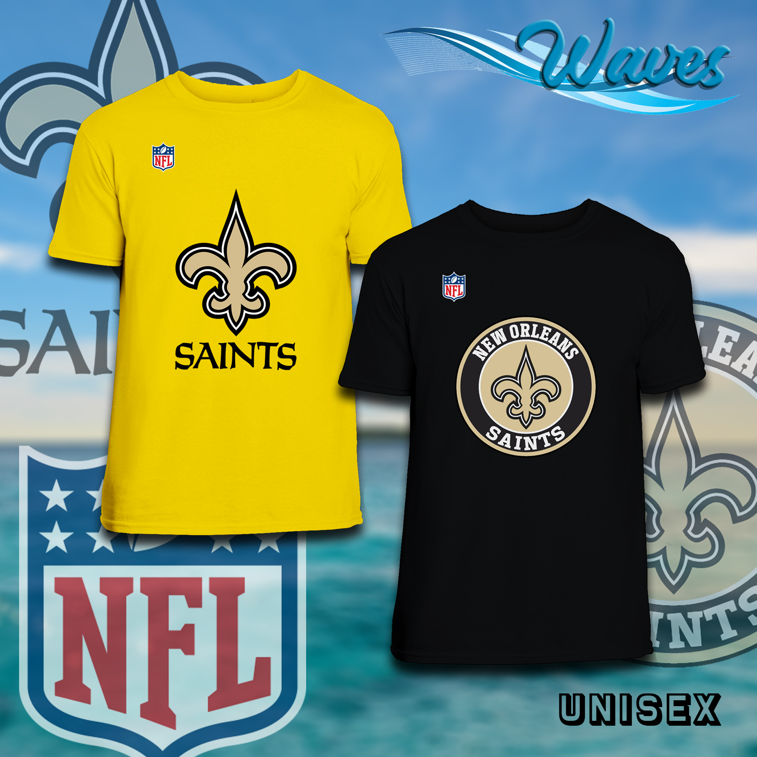 New Orleans Saints Shirt Football Shirt for Women and Men 