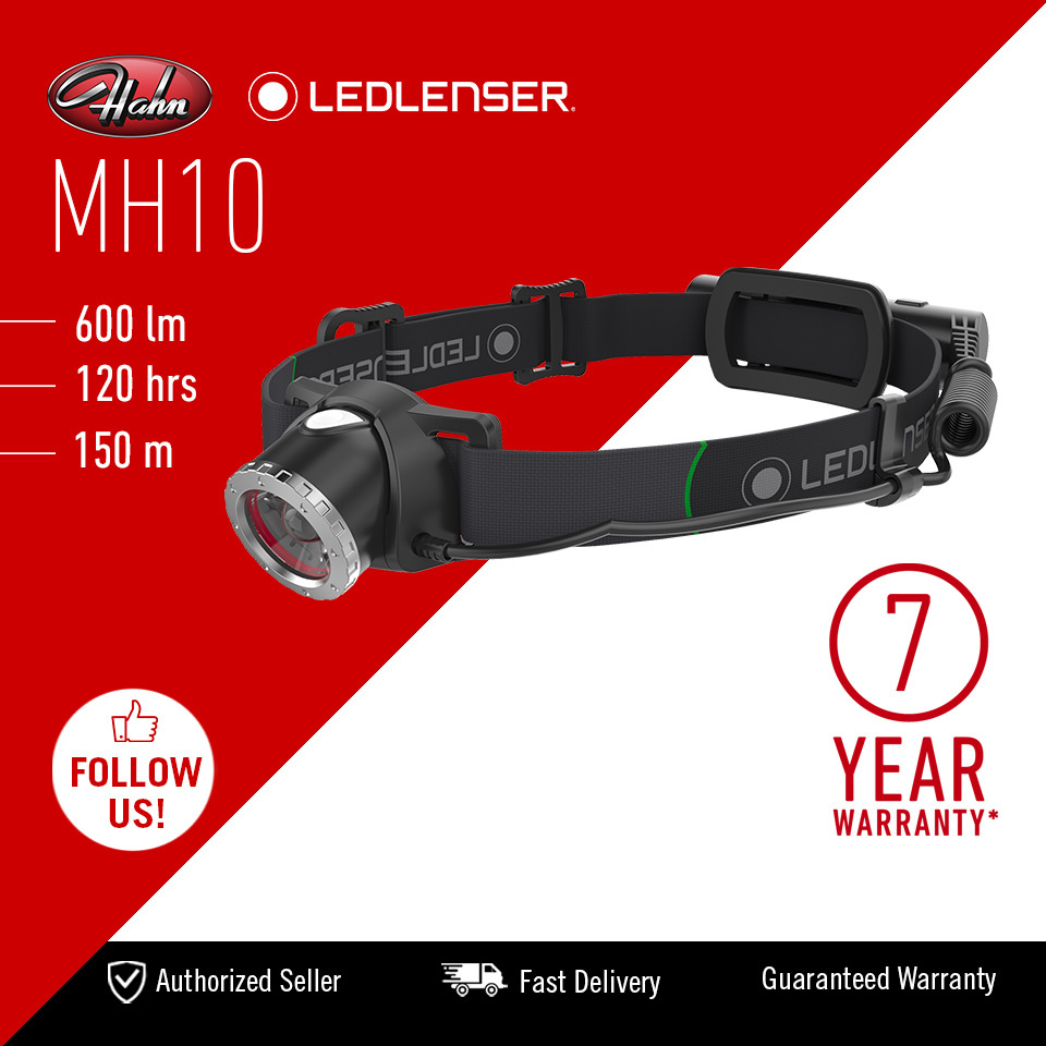 Ledlenser, MH10 Rechargeable Headlamp, LED Light for Outdoor Use＿並行輸入