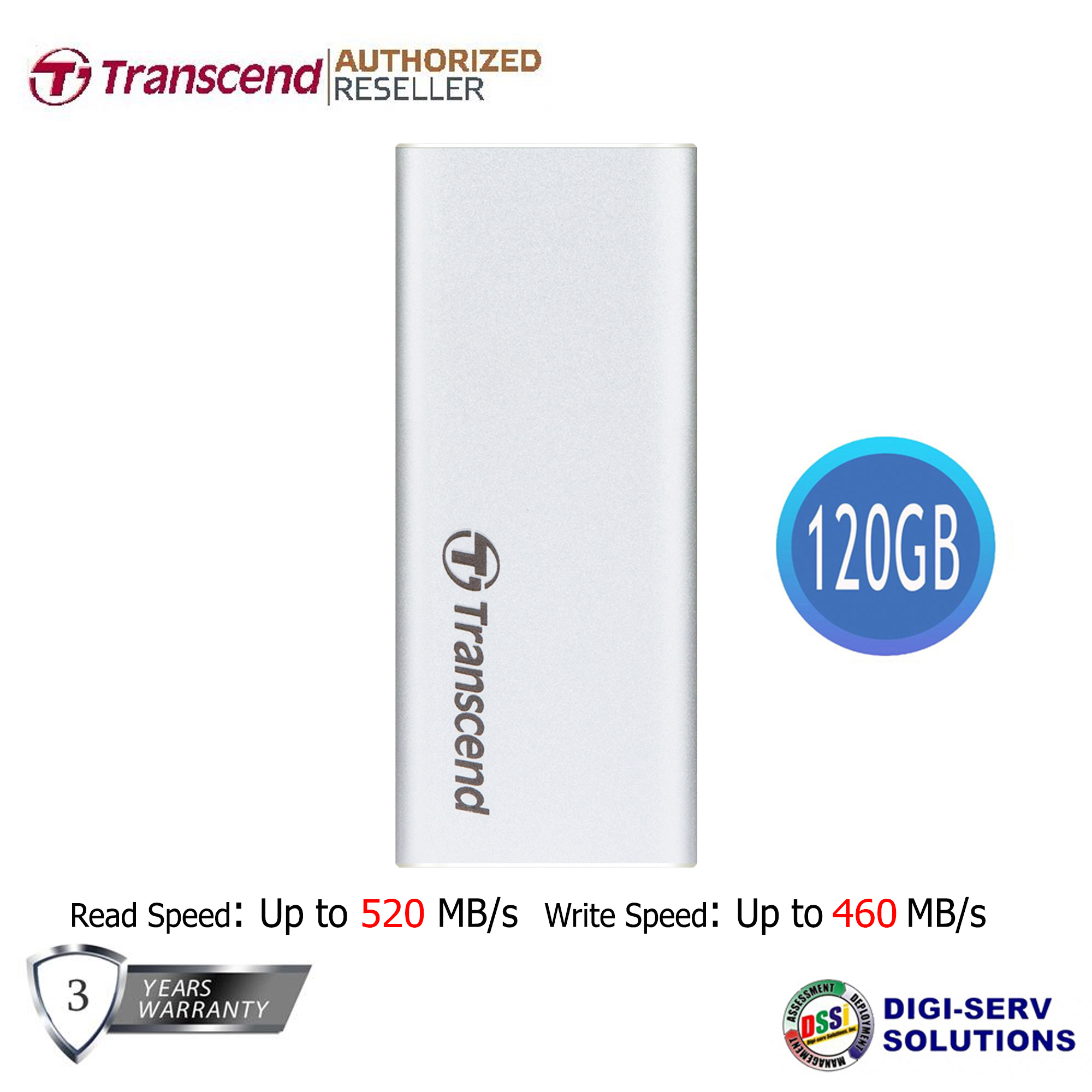 Transcend ESD240C 120GB Portable SSD (TS120GESD240C) Lazada PH